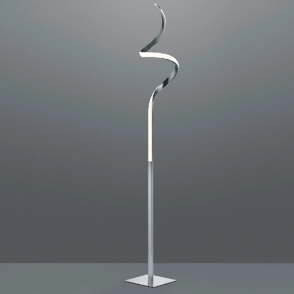 LHG moderne LED Spiral Stehleuchte mit Sensordimmer inkl. 11W LED warmweiß für Wohnzimmer oder Arbeitszimmer 4 LHG moderne LED Spiral Stehleuchte mit Sensordimmer inkl. 11W LED warmweiß für Wohnzimmer oder Arbeitszimmer – Bild 2