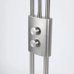 Leuchten Direkt Moderner LED Deckenfluter mit Lesearm und Dimmer und drehbarem Innenring, Stehlampe warmweiß 3000K , 187,5cm -Stehleuchten Verkaufsgeschäft moderner led deckenfluter mit 1045474 leuchtendirekt 1177855