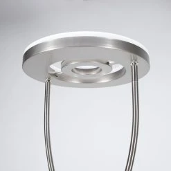 LHG Lights Moderner LED Deckenfluter mit Lesearm - Fluter mit drehbarem Innenring Stehleuchte - LED-Leuchtmittel inklusive -Stehleuchten Verkaufsgeschäft moderner led deckenfluter mit 1045475 lhg 104547