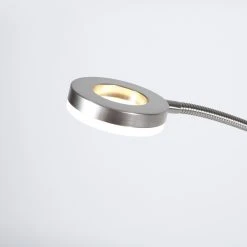 Leuchten Direkt Moderner LED Deckenfluter mit Lesearm und Dimmer und drehbarem Innenring, Stehlampe warmweiß 3000K , 187,5cm -Stehleuchten Verkaufsgeschäft moderner led deckenfluter mit 1045478 leuchtendirekt 1177855