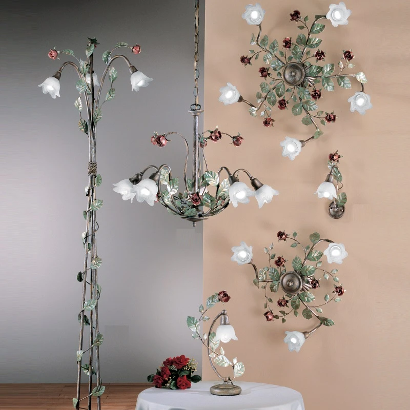 Stehleuchten Verkaufsgeschäft -Stehleuchten Verkaufsgeschäft romantische stehleuchte mit rosenschmuckhandbemalt M17862 hanskgl 66437