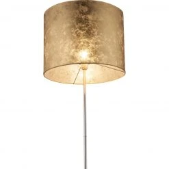 GLOBO runde E27 Stehleuchte aus Stoff matt Sockel und Schirm Höhe 31 cm Stehlampe gold mit Schalter ø 40 -Stehleuchten Verkaufsgeschäft runde e27 stehleuchte aus 15187SB1280x1280 globo 15187s