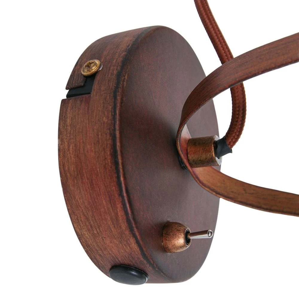 Steinhauer Rustikale LED Leselampe mit Direktschalter, Wandstrahler, grau oder rostbraun, GU10, inkl. LED 7W, Industrial 6 Steinhauer Rustikale LED Leselampe mit Direktschalter, Wandstrahler, grau oder rostbraun, GU10, inkl. LED 7W, Industrial – Bild 4