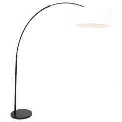 Steinhauer Schwarze Bogenstehleuchte mit weißem o. grauem Schirm, höhenverstellbar, mit Bodenschalter, E27 15 Steinhauer Schwarze Bogenstehleuchte mit weißem o. grauem Schirm, höhenverstellbar, mit Bodenschalter, E27 -Stehleuchten Verkaufsgeschäft schwarze bogenstehleuchte mit weischirmhhenverstellbarmit 9899ZW steinhauer 9899zw