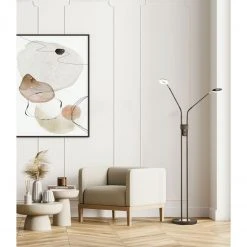 Fischer & Honsel schwenkbare dimmbare LED Stehleuchte mit CCT-Lichtfarbsteuerung in 2 Ausführungen -Stehleuchten Verkaufsgeschäft schwenkbare dimmbare led stehleuchte 40300bMilieu fischerhonsel 40300