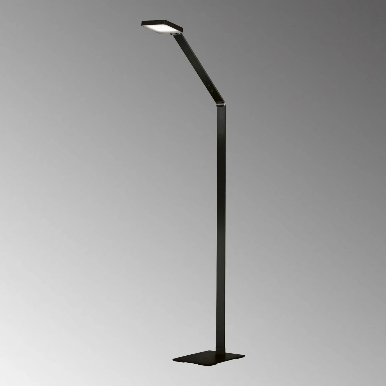 Fischer & Honsel schwenkbare dimmbare LED Stehleuchte mit CCT-Lichtfarbsteuerung eckige Stehlampe schwarz mit Schalter 17 x 139,5 cm 4 Fischer & Honsel schwenkbare dimmbare LED Stehleuchte mit CCT-Lichtfarbsteuerung eckige Stehlampe schwarz mit Schalter 17 x 139,5 cm – Bild 2