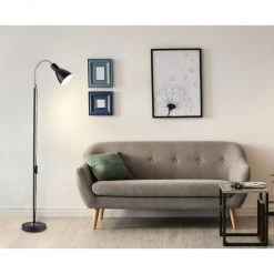 Fischer & Honsel schwenkbare E27 Stehleuchte Flexarm mit Spot und Schalter in 2 Farben -Stehleuchten Verkaufsgeschäft schwenkbare e27 stehleuchte mit 40313bMilieu fischerhonsel 40313