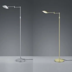 Trio Schwenkbare LED-Stehleuchte Calcio mit Fußdimmer