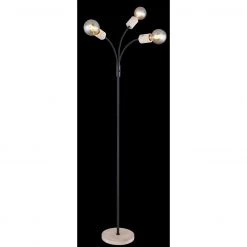 GLOBO schwenkbare runde E27 Stehleuchte aus Holz matt 3 Arme mit Flexo ohne Schirm Fassungsabdeckung 3-flammige Stehlampe schwarz und natur Schalter ø 53 cm 8 GLOBO schwenkbare runde E27 Stehleuchte aus Holz matt 3 Arme mit Flexo ohne Schirm Fassungsabdeckung 3-flammige Stehlampe schwarz und natur Schalter ø 53 cm -Stehleuchten Verkaufsgeschäft schwenkbare runde e27 stehleuchte 54032 3Sax1280x1280 globo 540323s