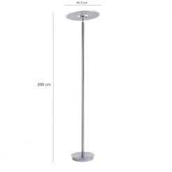 Paul Neuhaus Deckenfluter 2x LED 21W, schwenkbarer Kopf, Tastdimmer, in 2 Farben 7 Paul Neuhaus Deckenfluter 2x LED 21W, schwenkbarer Kopf, Tastdimmer, in 2 Farben -Stehleuchten Verkaufsgeschäft schwenkbarer led deckenfluter dimmbar 677 554 paulneuhaus 67755