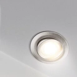 Heitronic Runder schwenkbarer LED Einbaustrahler inklusive Leuchtmittel in 3 Ausführungen -Stehleuchten Verkaufsgeschäft schwenkbarer led einbaustrahler stufen 500666 5 heitronic 500666