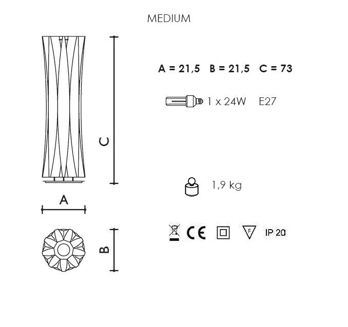 Slamp Tischleuchte Bach gold in 2 Größen 5 Slamp Tischleuchte Bach gold in 2 Größen – Bild 3