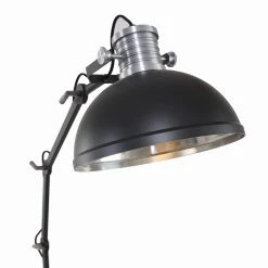 Steinhauer Standleuchte, Leselampe, schwarz, Industrie-Stil, verstellbar, H 194cm -Stehleuchten Verkaufsgeschäft standleuchteleselampeschwarzindustriestilverstellbar194cm 7716ZW 4 steinhauer 7716zw