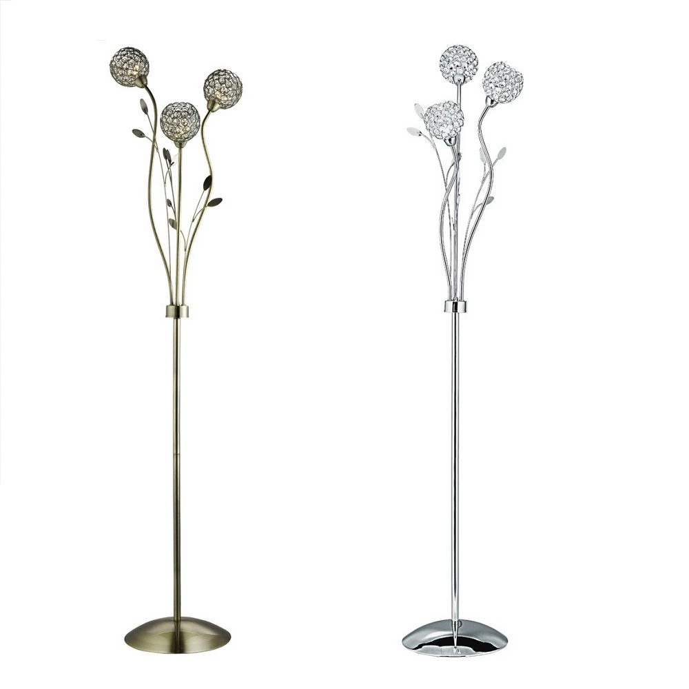 Searchlight Stehleuchte Bellis II mit schmuckvollen Gläsern, 2 Oberflächen 2 Searchlight Stehleuchte Bellis II mit schmuckvollen Gläsern, 2 Oberflächen