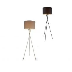 GLOBO Stehleuchte Dreibein in zwei Farbausführungen