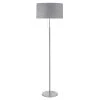 Hufnagel Stehleuchte Loop in Nickel-matt / Chrom mit Schirm Filz lichtgrau -Stehleuchten Verkaufsgeschäft stehleuchte loop nickelmattchrom mit 112370 hufnagel 31033329
