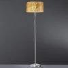 Hufnagel Stehleuchte Loop silber, Schirm Blattgold - mit Zugschalter -Stehleuchten Verkaufsgeschäft stehleuchte loop silberschirm blattgoldmit 93705gal hufnagel 31033325