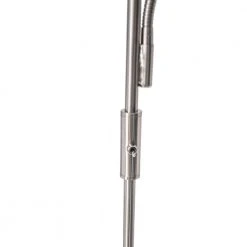 By Rydens verstellbare Stehleuchte mit Leselampe, weiß oder silber, 2-flammig, E27 + E14, Direktschalter -Stehleuchten Verkaufsgeschäft stehleuchte mit leselampe verstellbargrau 4100680 6500 3 byrydens 41006806500