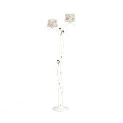 LHG Lights Stehleuchte, Blume, 2-flammig, klassisch, Schalter, inkl. 2x LED 4,5 W