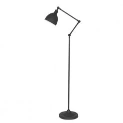LHG Lights Stehleuchte, schwenkbar, skandinavisch, 147cm hoch, Schwarz, inkl. LED-Leuchtmittel