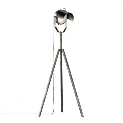 Trio Tripod Dreibein Stehleuchte Nr.5 in Scheinwerfer Optik, Stativleuchte